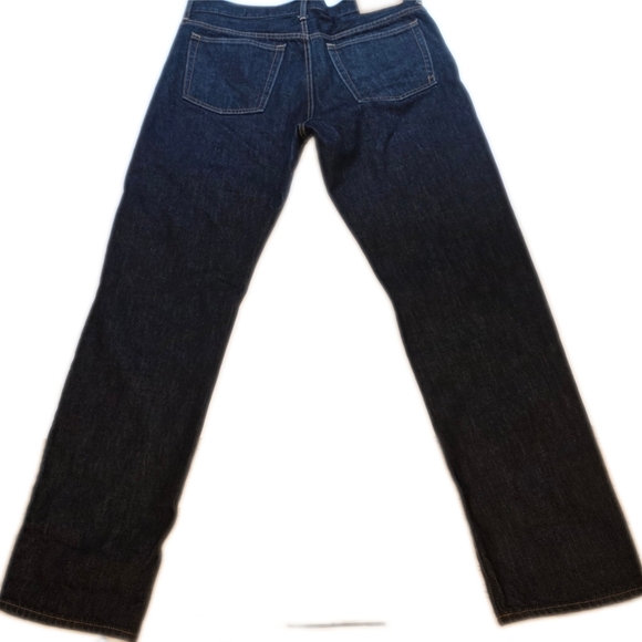 Madewell Men's dark wash straight legs jeans. In excellent condition, 32/32 - Picture 11 of 15